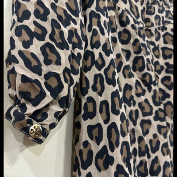 Tory Burch Silk Leopard Print Dress - Picture 7 of 7